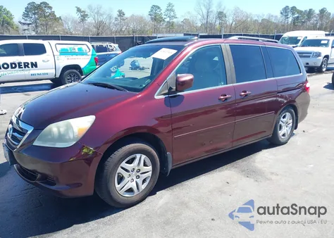 2007 Honda Odyssey Ex-L from USA, damaged, VIN 5FNRL38657B442678